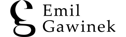 black logo emil gawinek
